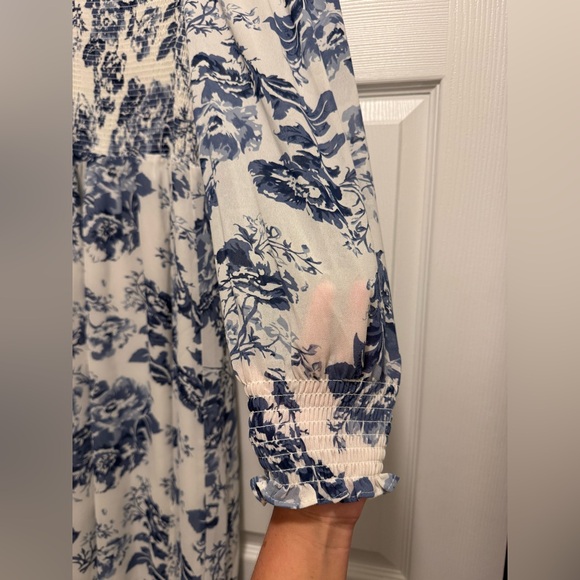 O.P.T Classic Smocked Midi Dress - Picture 8 of 9